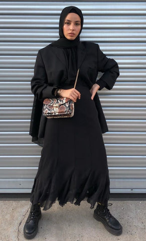 ootd femme voilées hijab tunique jilbeb mode modeste fashion  Qalam Dress Boutique