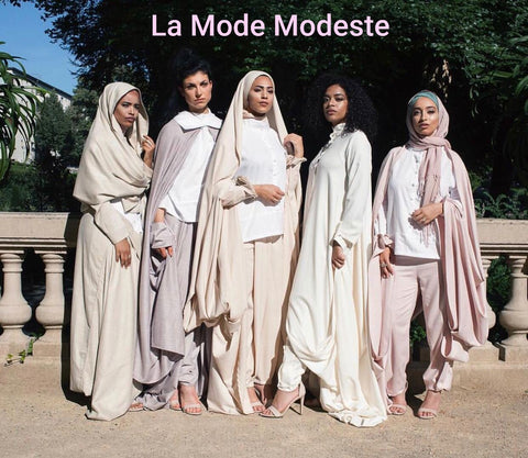 mode modeste  hijab hijeb robe ensemble hijab à enfiler hijab une pièce tunique jilbeb mode modeste fashion qalam dress boutique musulmane abaya pas cher