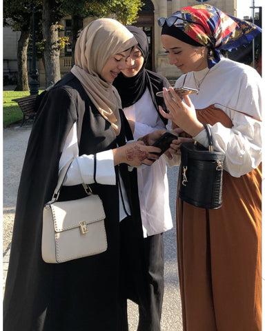 femme voilées hijab tunique jilbeb mode modeste fashion  Qalam Dress Boutique 