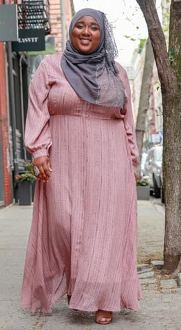 femme voilées hijab tunique jilbeb mode modeste grande taille fashion  Qalam Dress Boutique