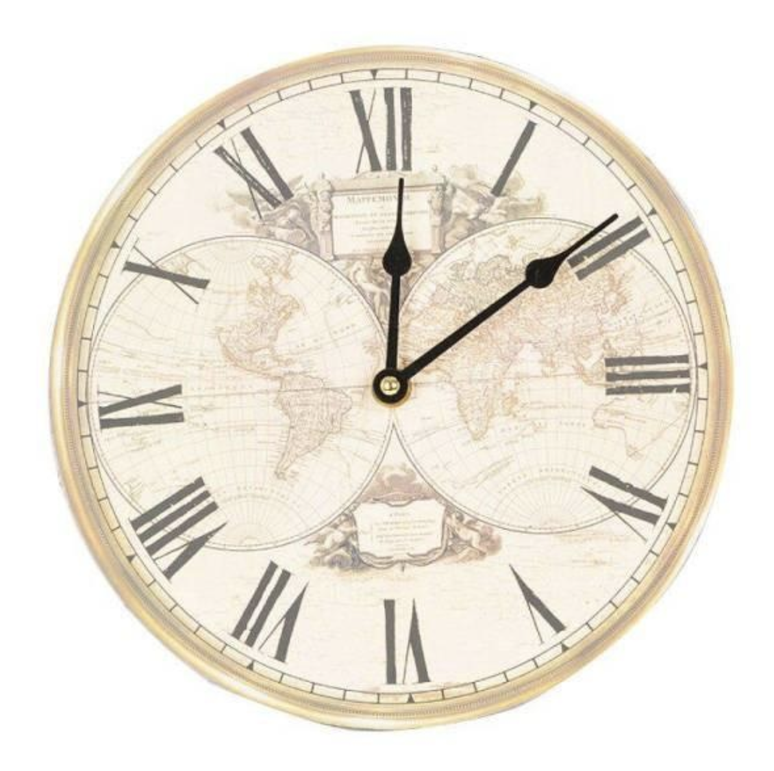 Flyes Horloge Vintage européenne Horloge Murale en Bois Vintage européen rétro Vintage Fait Main décoratif 3D