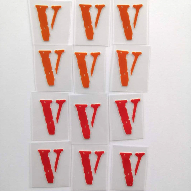 Orange Vlone Iron on Patches for Air 