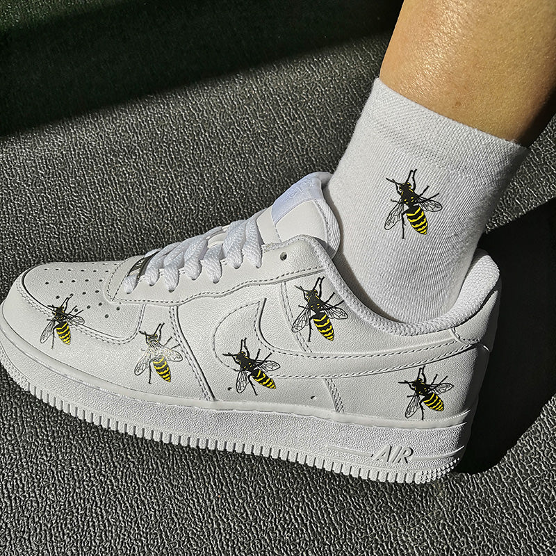 air force 1 with patches