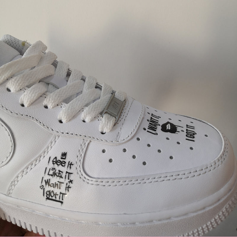 ariana grande custom air force 1