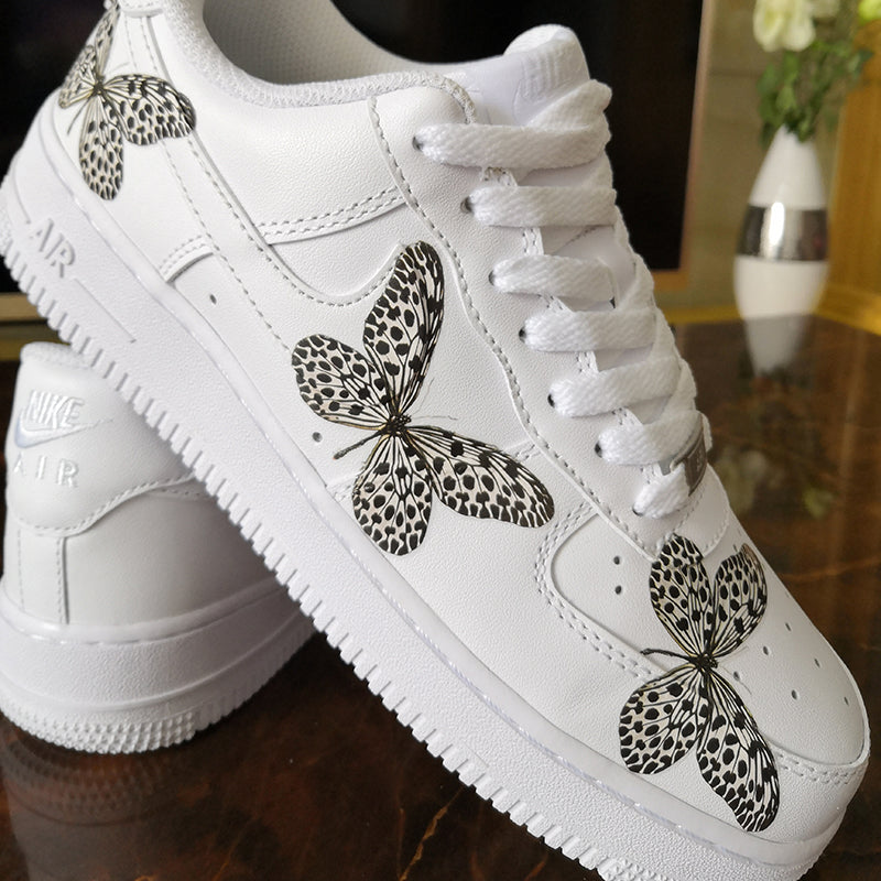 white butterfly vans