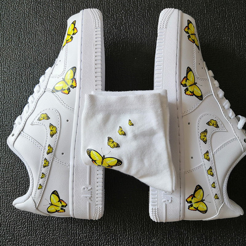 yellow butterfly air force 1