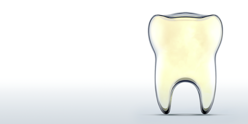 illustration d'une dent jaune et taches de café sur les dents