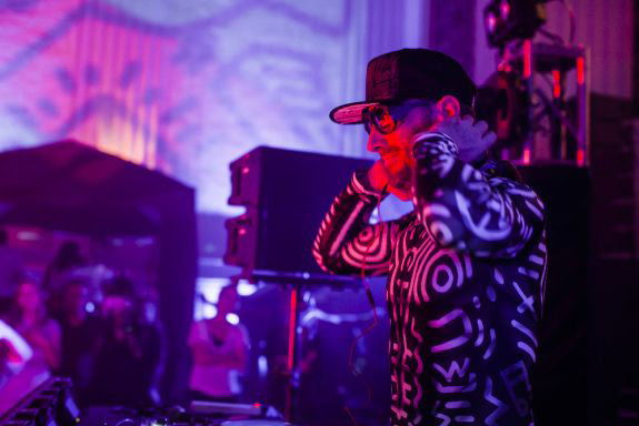 Jason Bently in custom costume at KCRW Masquerade