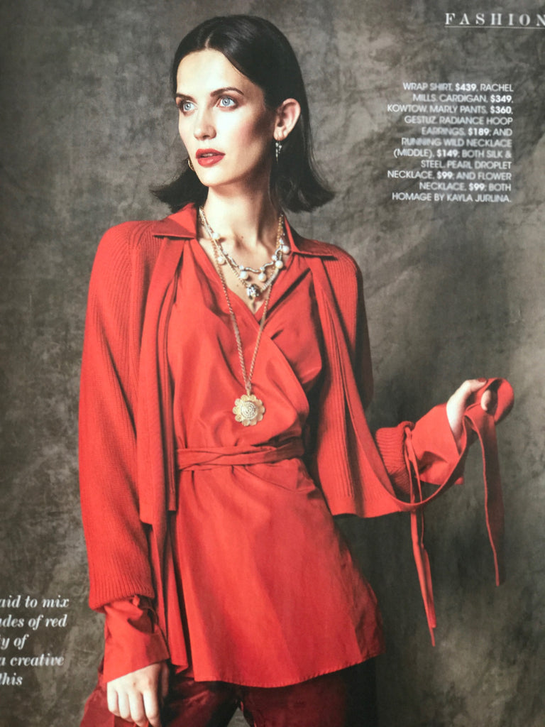 Silk&Steel Jewellery Running Wild Necklace in Next Magazine