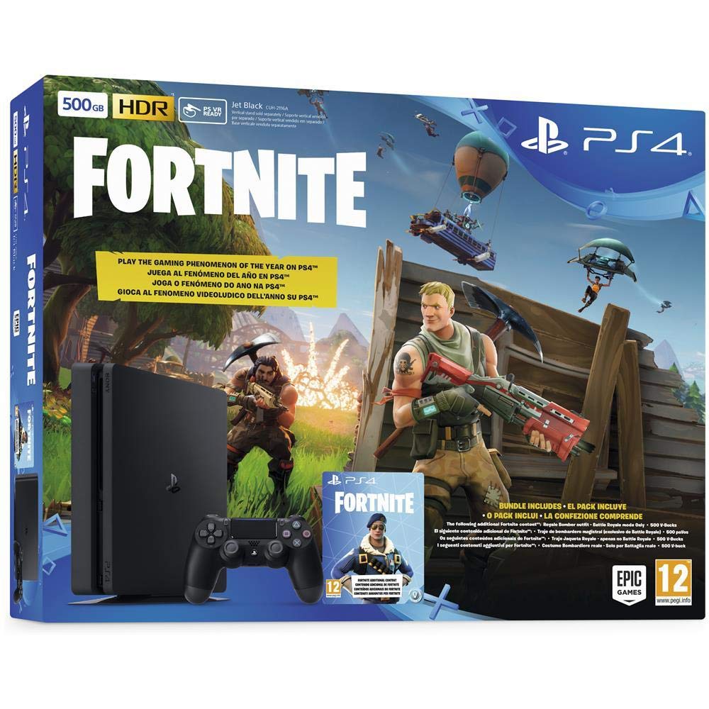 PlayStation 4 Slim 500GB Console Fortnite Bundle Black – tradezone.ac