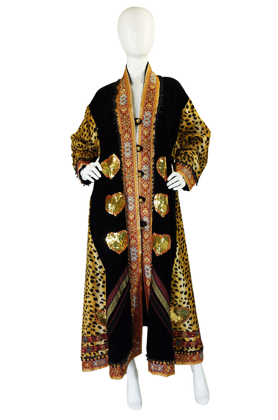 1980s Leopard \u0026 Velvet Moschino Couture 