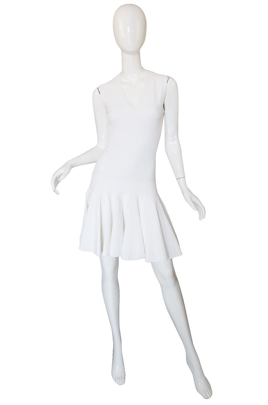 azzedine alaia white dress