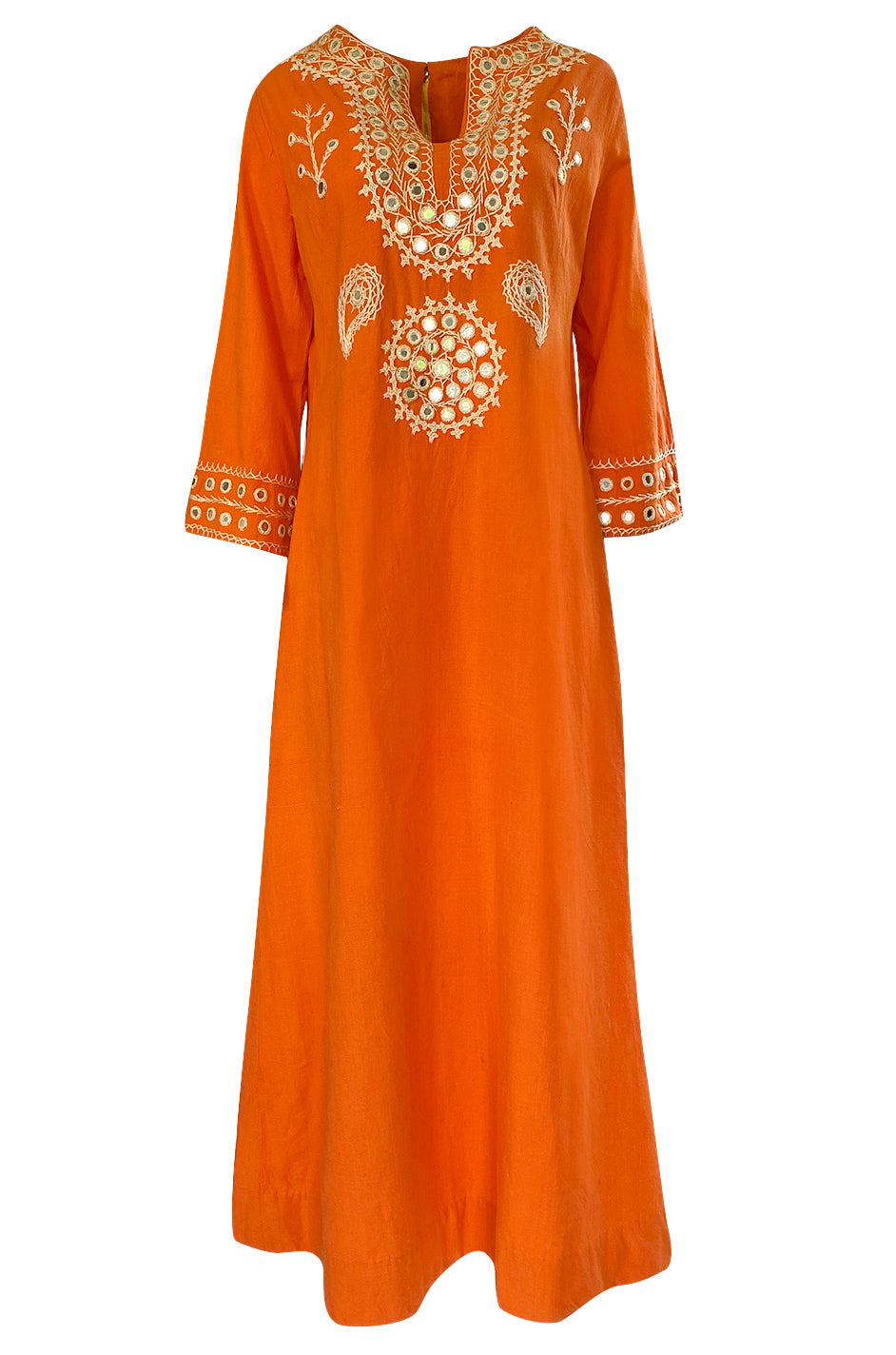 cotton caftan dress