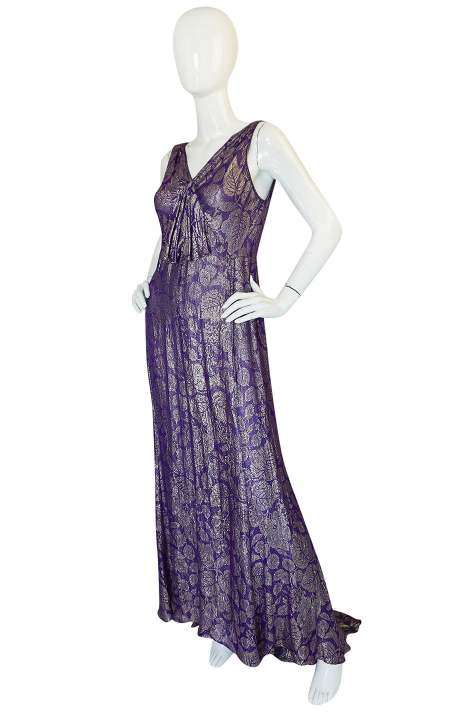 purple 1920s dress
