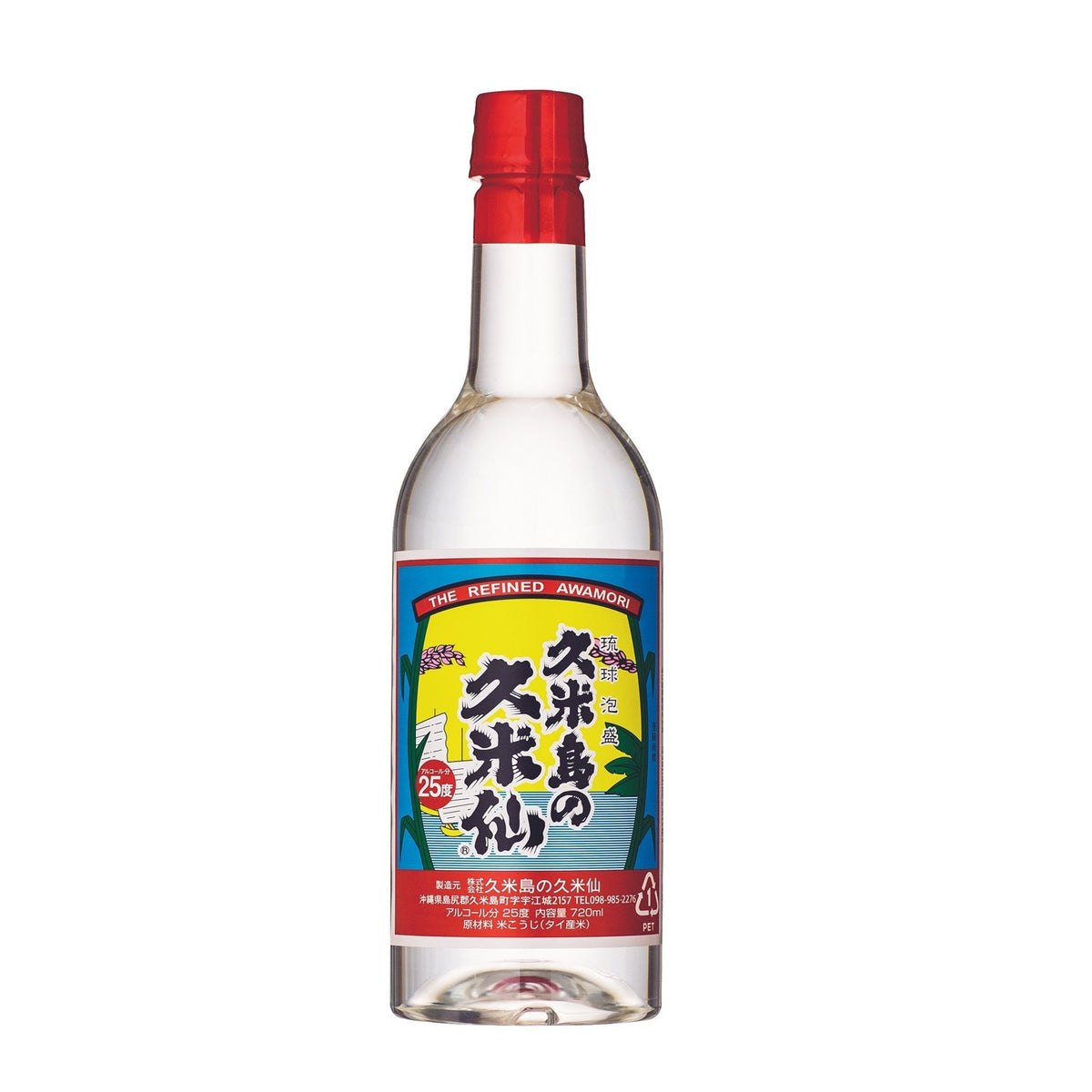 泡盛 久米島の久米仙でいご 43度 1800ml ６本セット - 焼酎