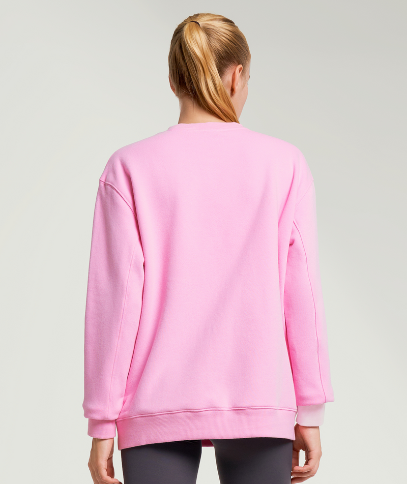 Thin Fleece Thermal Sweatshirt - Pink