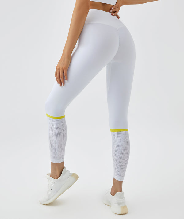 Mesh Sock Leggings - White