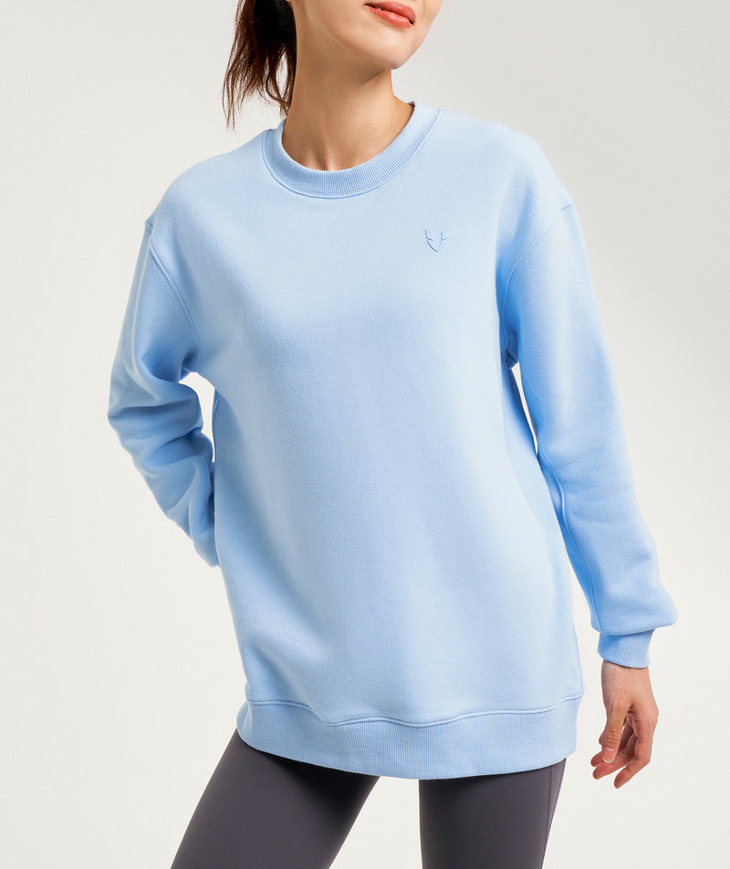 Thin Fleece Thermal Sweatshirt - Blue