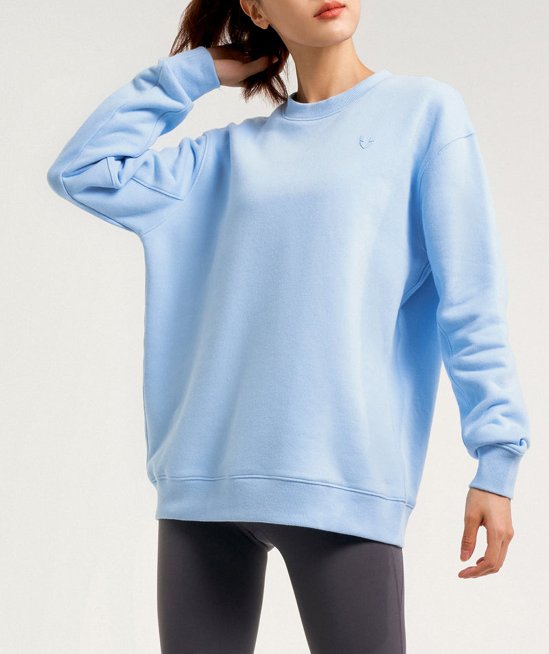 Thin Fleece Thermal Sweatshirt - Blue