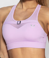 Dreamy Mesh Sports Bra - Purple