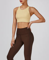 Seamless Sports Bra - Light Yellow