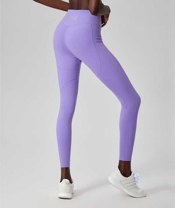 Contour V Waist Leggings - Purple