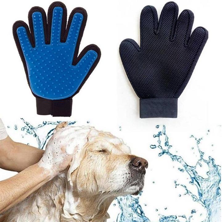 dog grooming glove