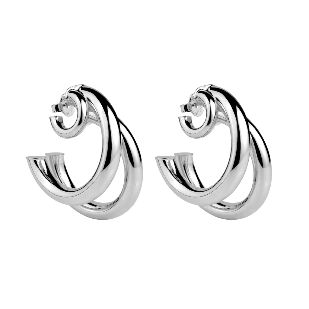 Hazel Hoop Silver