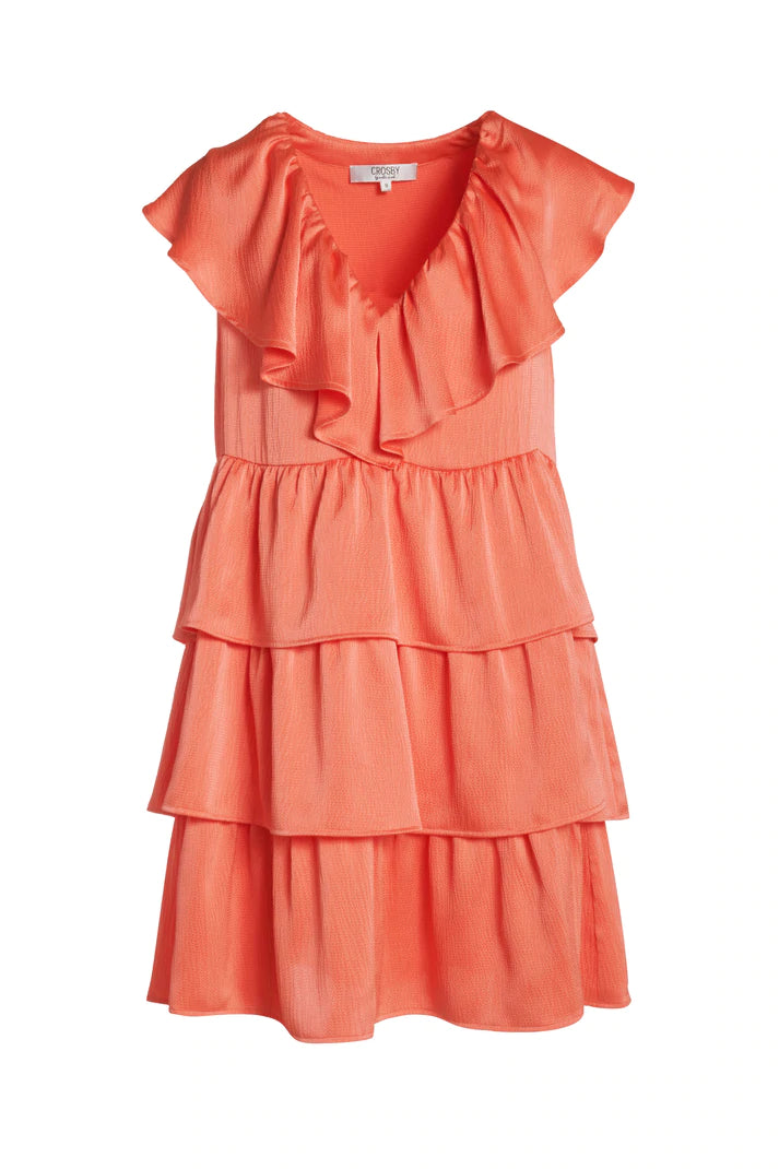 Crosby Zuri Dress in Papaya
