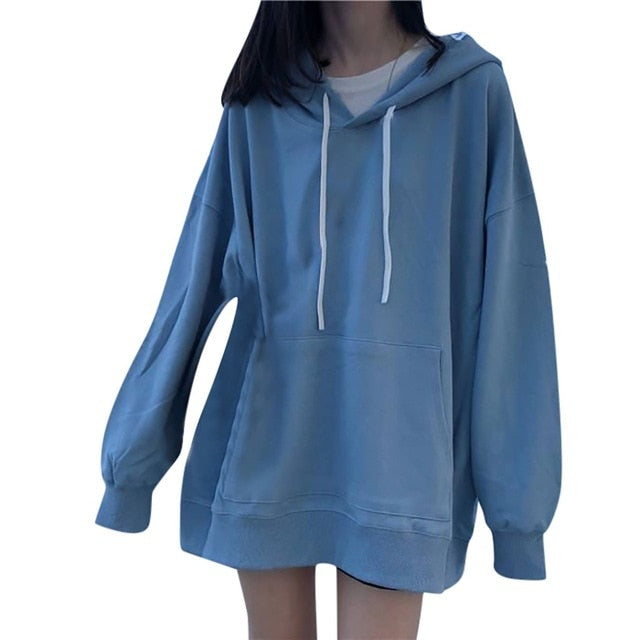 long oversized hoodie