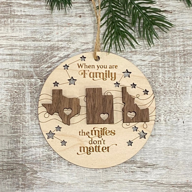 Customizable Togetherness Wood Ornament