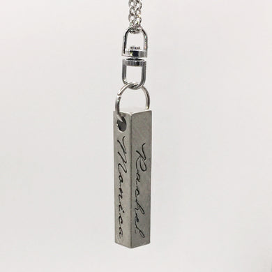 4-Sided Bar Necklace