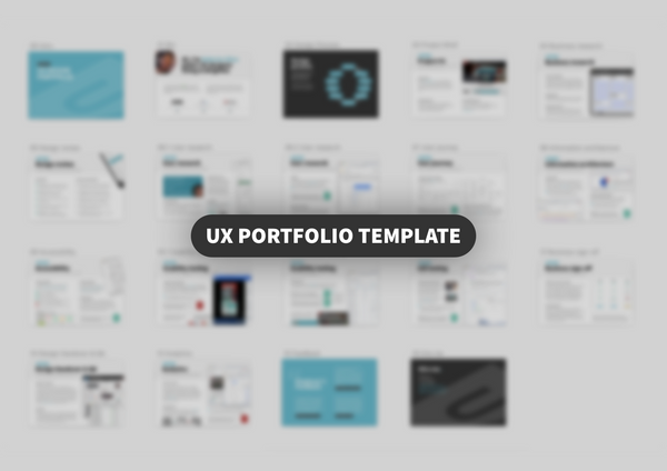 UX Portfolio template