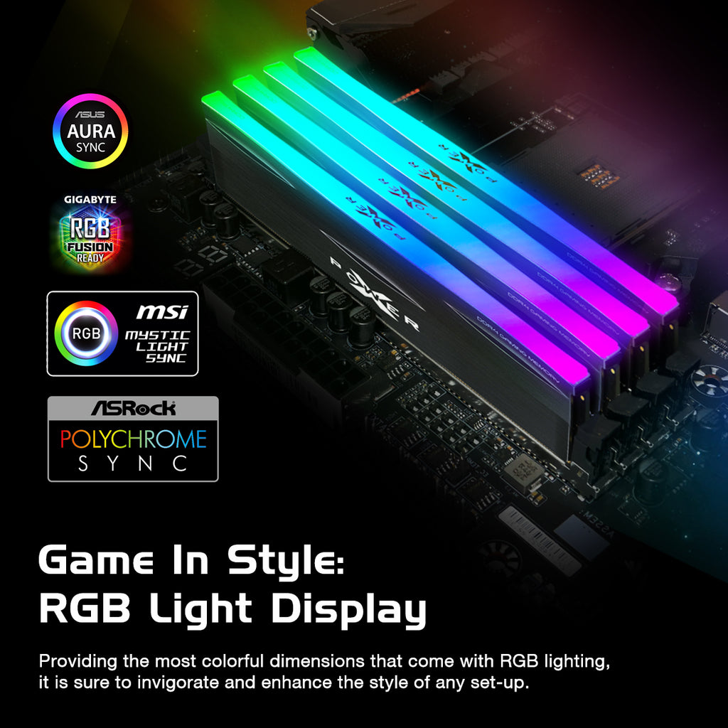 Silicon Power Zenith RGB Gaming DDR4 (PC4 25600) 16GB(8GBx2)-3 – Silicon Power