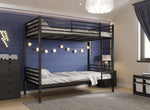 Bespoke Metal Bunk Bed in Black (Right)
