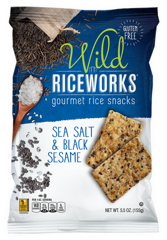 riceworks sea salt and black sesame chips variety fun snack boxes