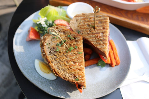 break time binger snacking habits toasted sandwich