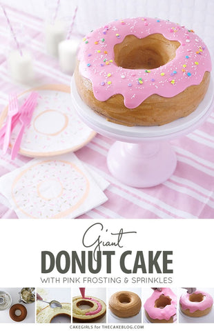 DIY birthday cakes donut cake