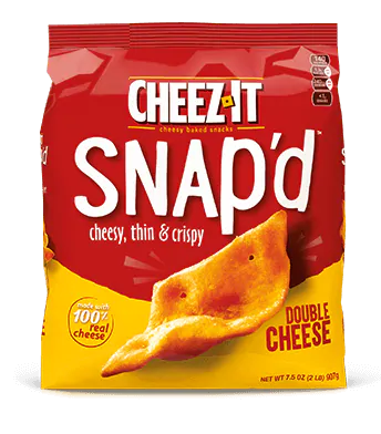 snap'd cheezit double cheese