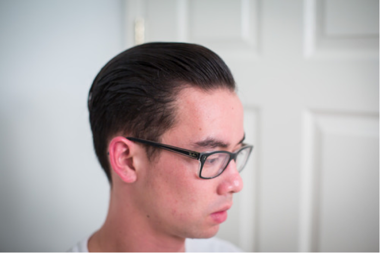 Harrison - hair styled with Prospectors Pomade Gold Rush - Side View