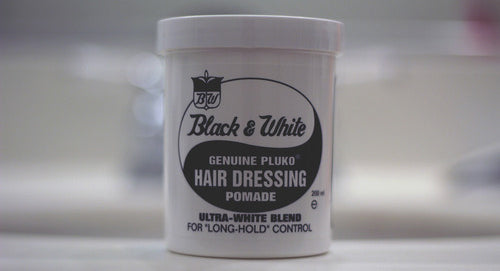 Black & White Hair Dressing - Genuine Pluko Pomade