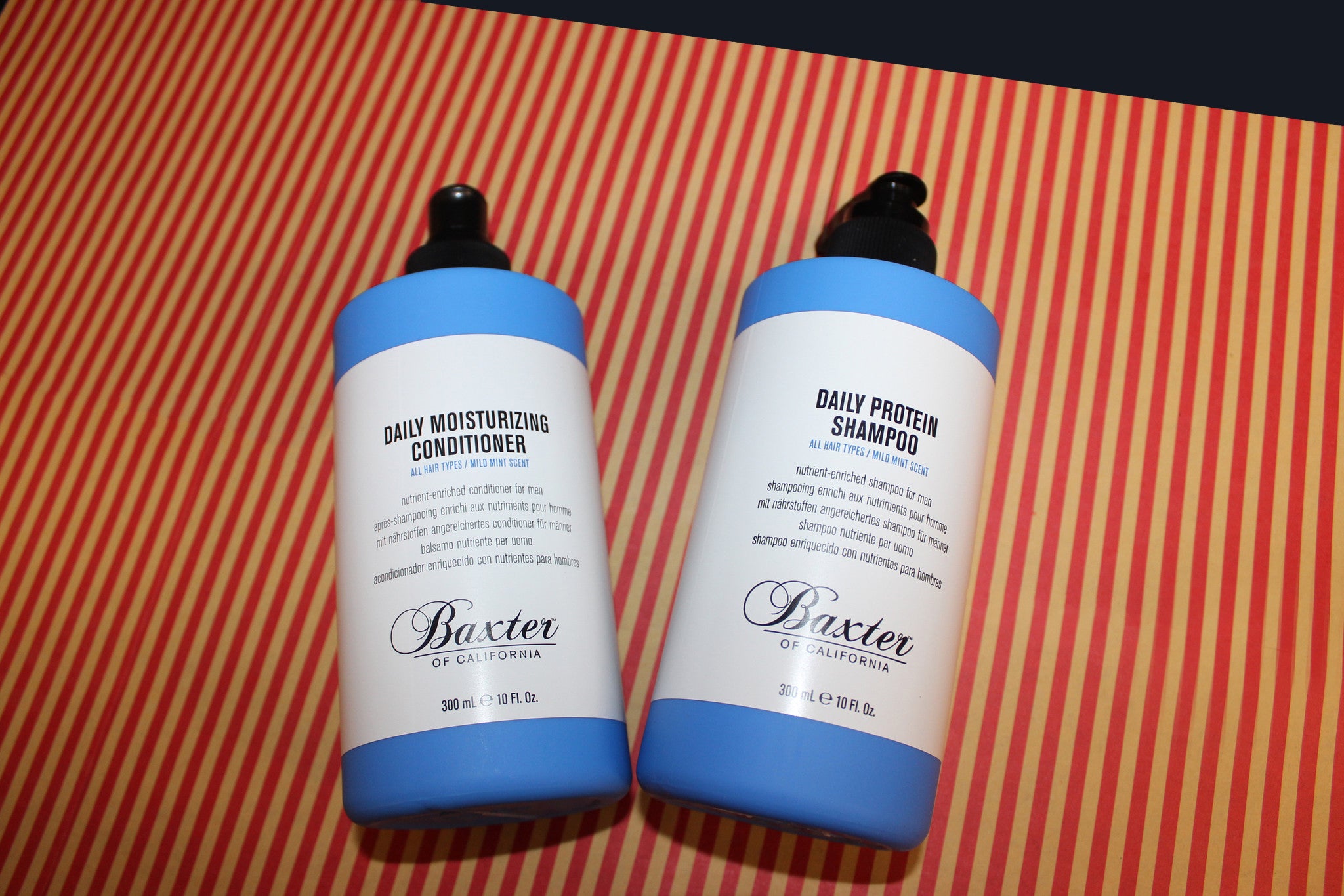 Baxter shampoo and conditioner