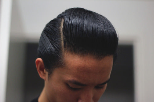 Sidepart Styled With Reuzel Water Soluble Pomade