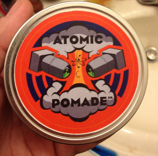 Atomic Pomade Top label