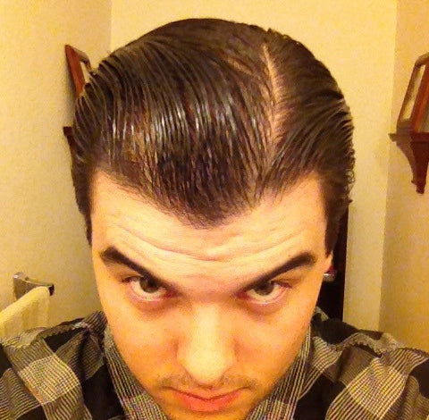 Blue Magic Pressing Oil front view pomp