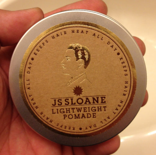 JS Sloane Lightweight Brilliantine top label