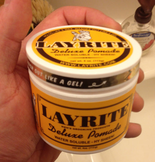 Layrite Deluxe Pomade can
