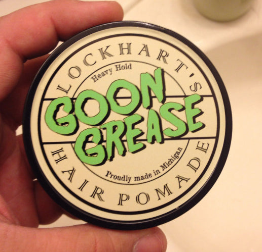 Lockhart's Heavy Hold Goon Grease Pomade top label