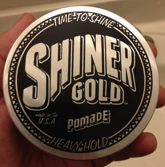 Shiner Gold Pomade top label