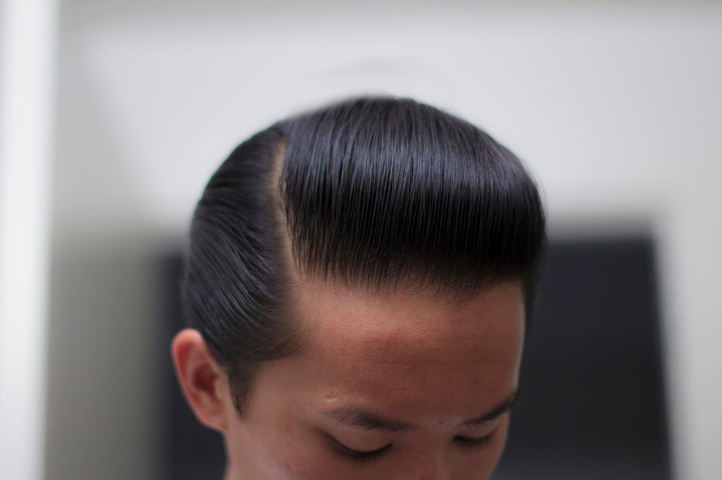 Sidepart Styled With Pomade Formula X